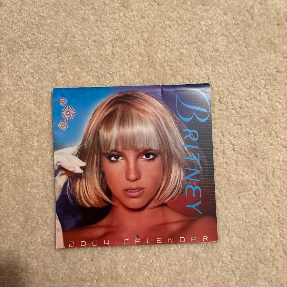 Britney Spears 2004 wall calendar